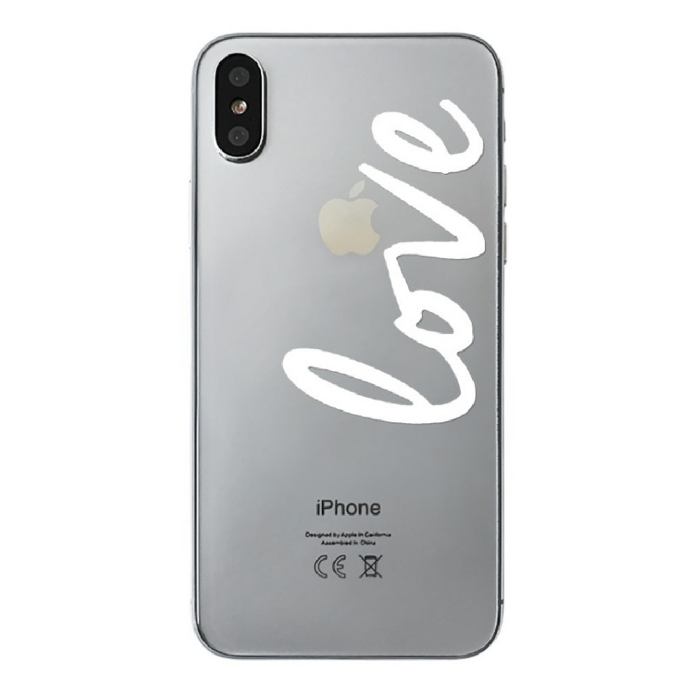 Clear Opaque iPhone X Case